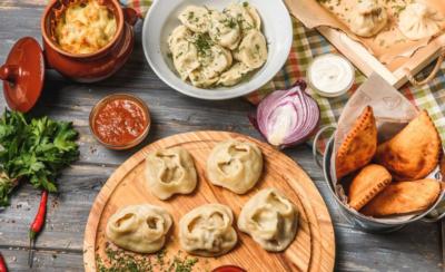 Pelmeni in čebureki
