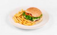 Goveji burger, pomfri