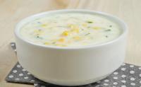 Sweet corn cream soup