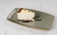 Cheese cake z belo čokolado in jagodami
