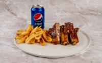 Spare Ribs / Pečena rebrca + Pepsi 0,33 l ploč.