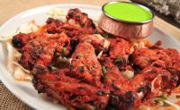 Tandoori chicken wings  + meta chutney