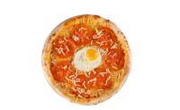 Pizza s svežim paradižnikom in baziliko