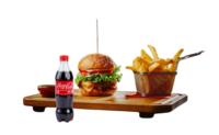 Burger Orle + Coca Cola