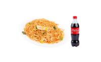 98P. Kitajski rezanci s piščancem + Coca Cola