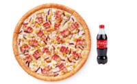 Pizza Texas + Coca-Cola